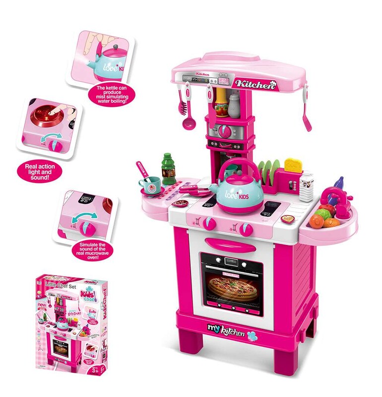 BABY MIX - Baby Mix játékkonyha rózsaszín