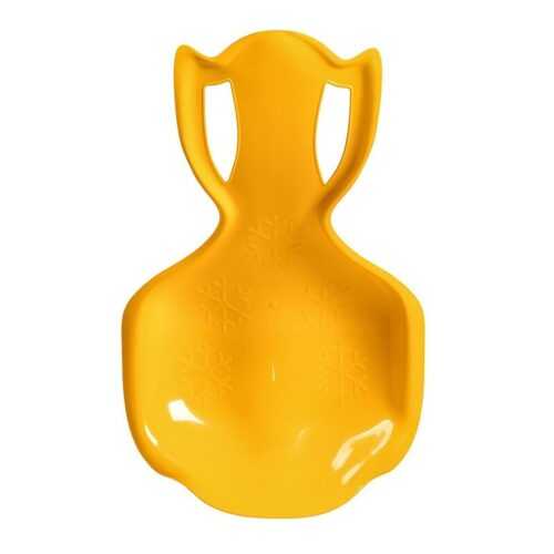 BAYO - Gyerek műanyag hócsúszka popsi szánkó BAYO COMFORT LINE XL sárga