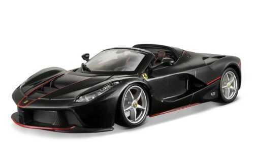 BBURAGO - 1:24 Ferrari Laferrari Aperta fémes fekete