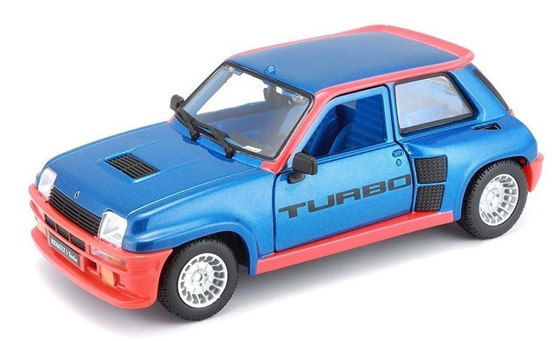 BBURAGO - 1:24 Plusz Renault 5 Turbo kék