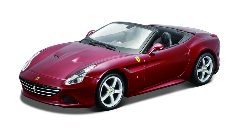 BBURAGO - 1:32 Ferrari California T (nyitott tetején) Piros