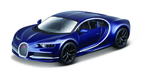 BBURAGO - 1:32 Plusz Bugatti Chiron kék
