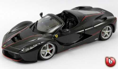 BBURAGO - 1:43 Ferrari Signature LaFerrari Aperta Fekete
