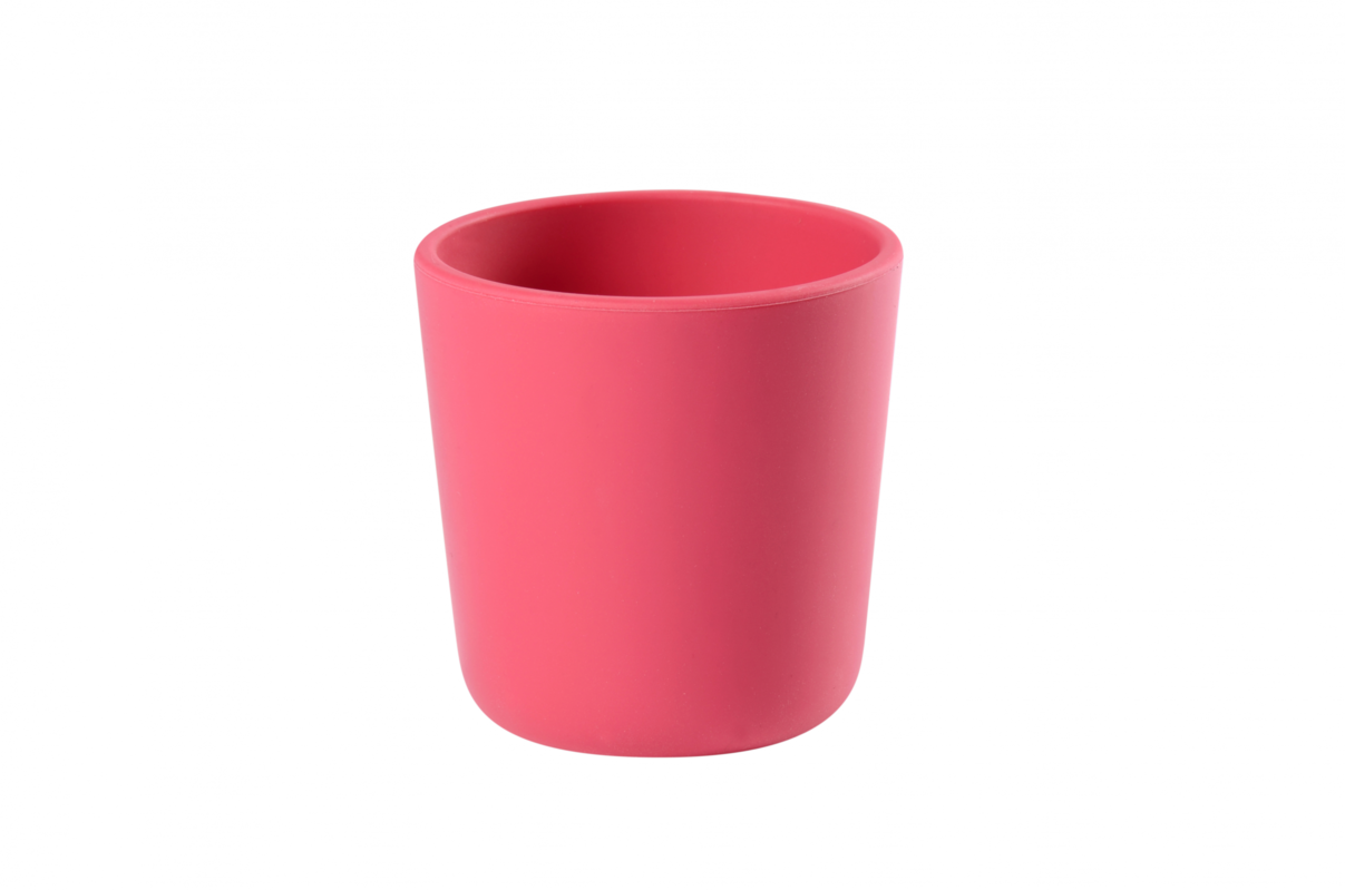BEABA - Szilikon pohár tapadókoronggal Pink