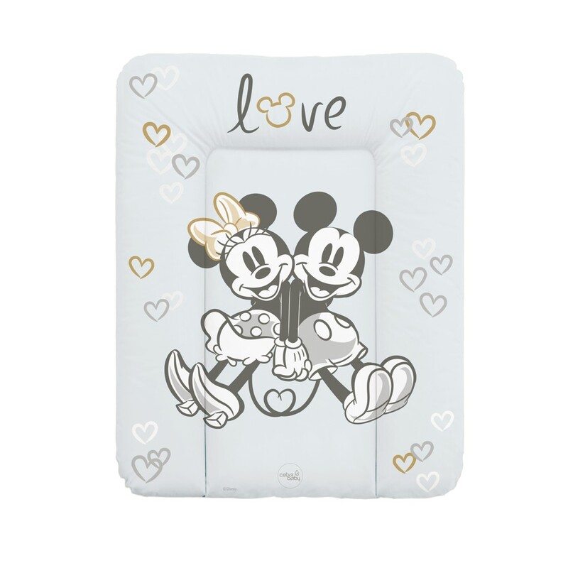 CEBA - Puha pelenkázó szőnyeg 50x70 Disney Minnie & Mickey szürke