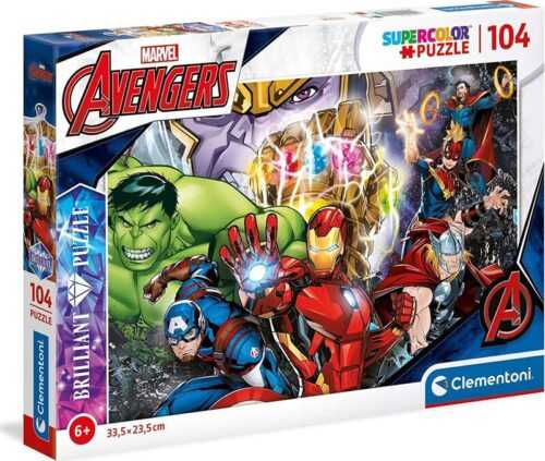 CLEMENTONI - Puzzle 104 Avengers brilliant