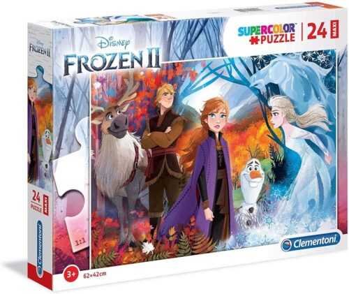 CLEMENTONI - Puzzle 24 Maxi Frozen 2