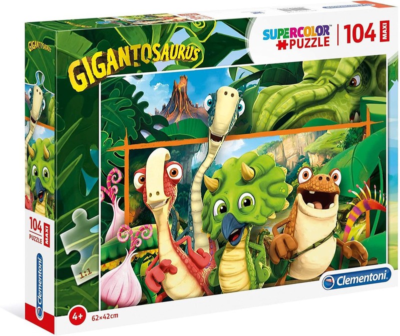 CLEMENTONI - Puzzle Maxi 104 Gigantosaurus