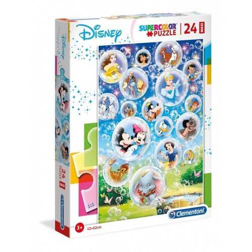 CLEMENTONI - Puzzle maxi 24 Disney mesehősök