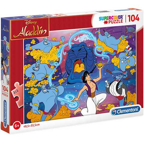 CLEMENTONI - puzzle 104 Aladdin