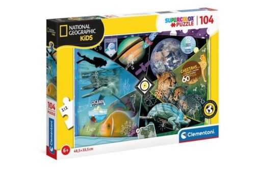 CLEMENTONI - puzzle 104 National Geographic Kids