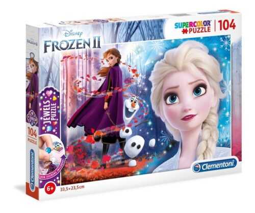 CLEMENTONI - puzzle 180 Frozen 2 kövekkel