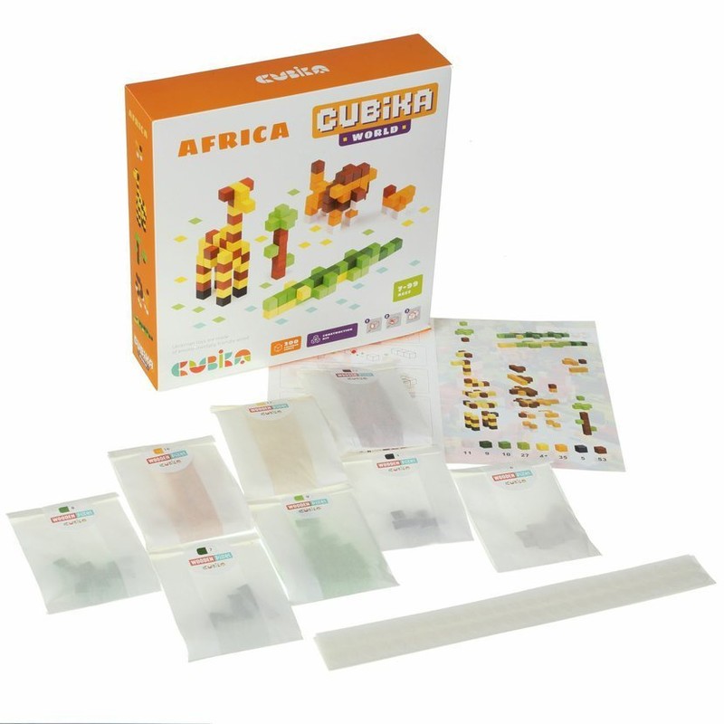CUBIKA - 15306 pixel "Africa" - 3D-s fa készlet