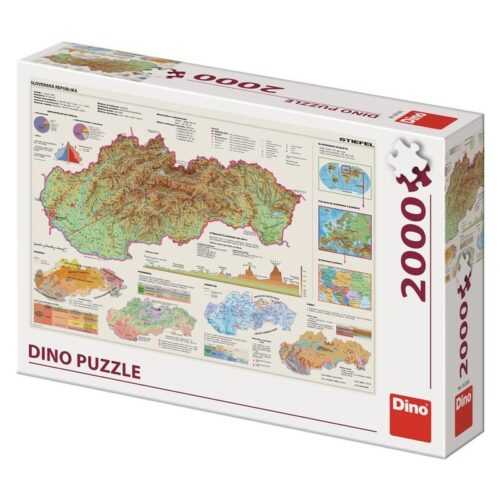DINOTOYS - Térkép SZLOVÁKIA 2000 puzzle