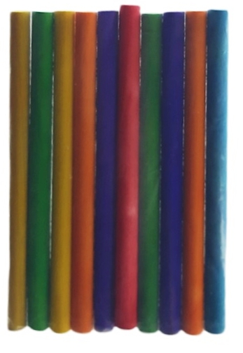 EURO-TRADE - Craft with Fun Fából készült színes pálcák 10db