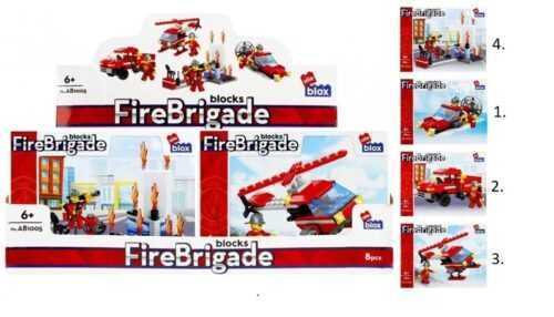 EURO-TRADE - Építőjáték Alleblox FireBrigade 98-104db