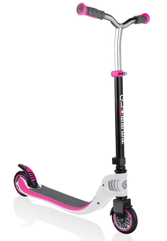 GLOBBER - Scooter Flow 125 összecsukható fehér rózsaszín
