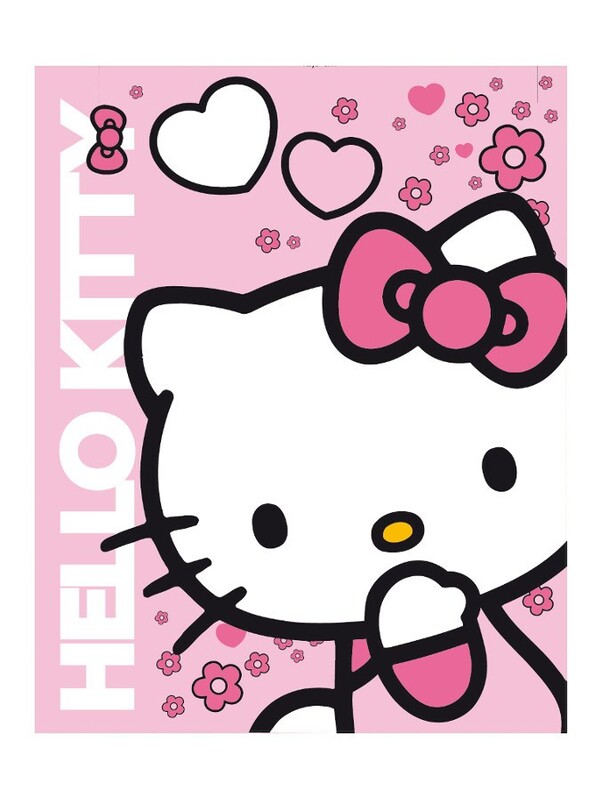 KAUFMANN - Gyerek kétoldalas takaró Hello Kitty 120x150 cm