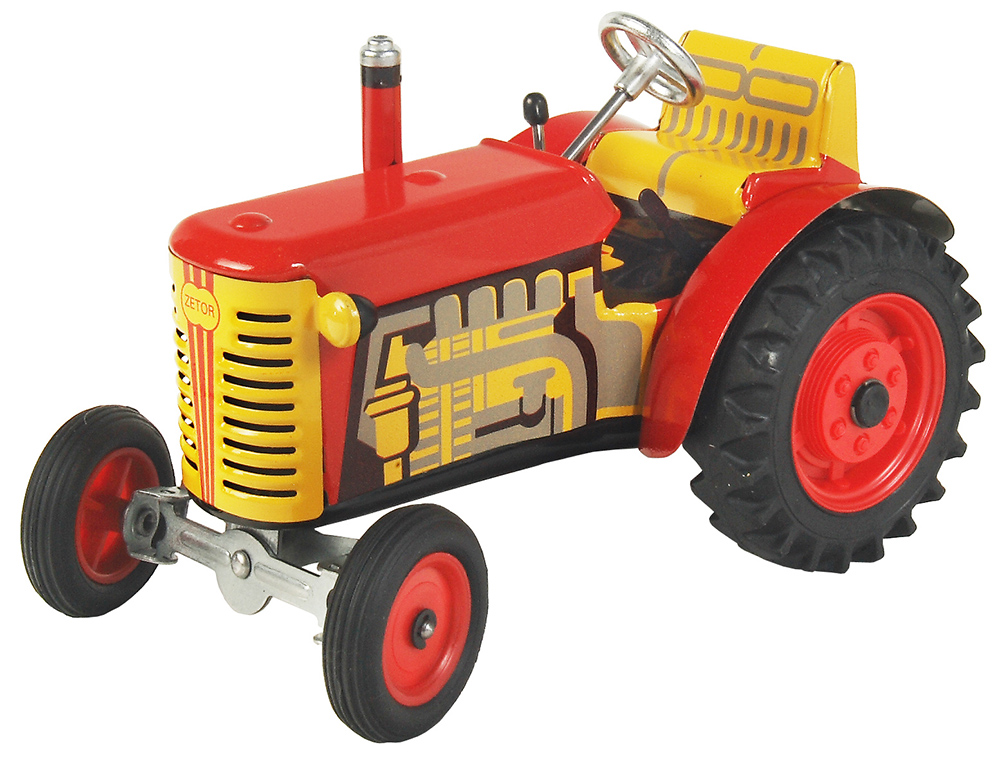 KOVAP - Traktor Zetor piros - műanyag tárcsák