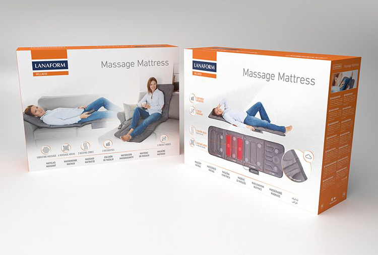 LANAFORM - Massage Matress masszázsbetét fűtéssel