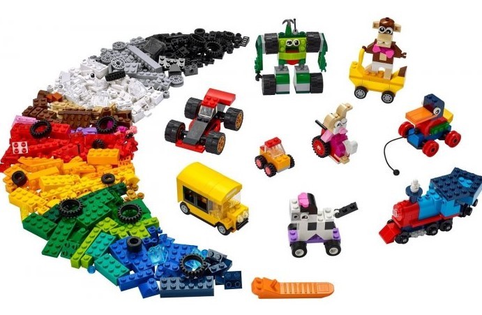 LEGO - Classic 11014 kockák és kerekek