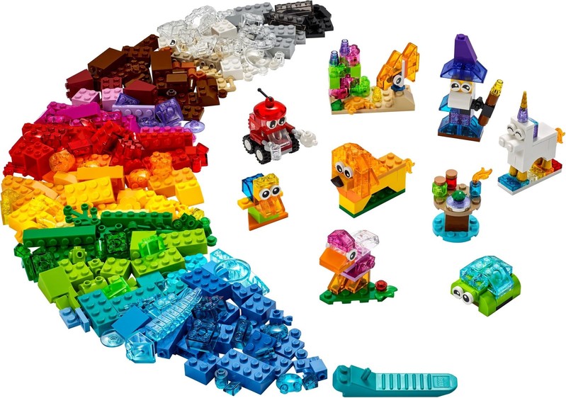LEGO - Classic11013 Átlátszó kreatív kockák