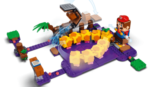 LEGO - Super Mario 71383 Wiggler és mérgező mocsár - bővítő készlet