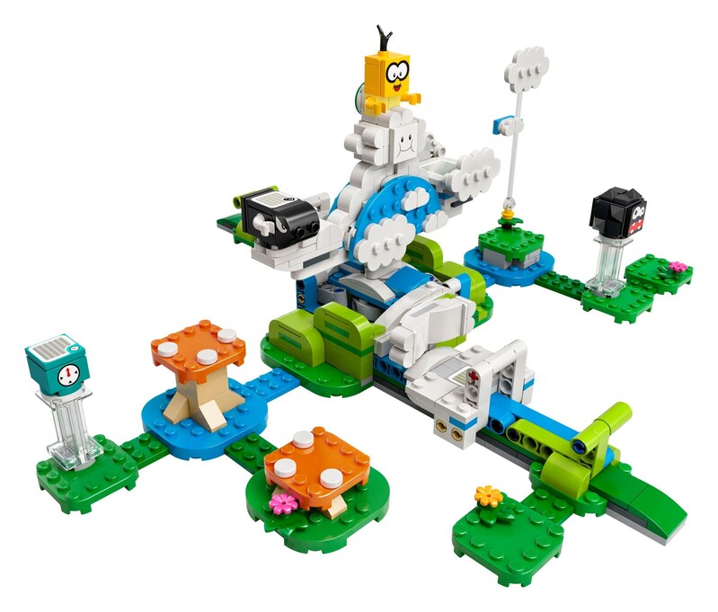 LEGO - Super Mario 71389 Lakita és a felhők világa - bővülő készlet