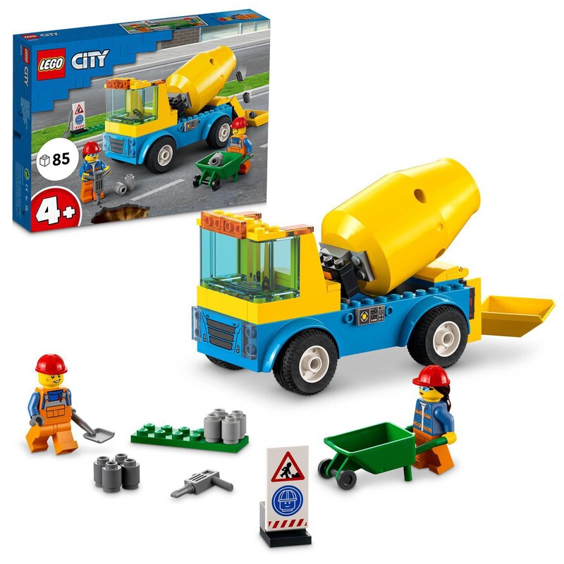 LEGO - Teherautó betonkeverővel