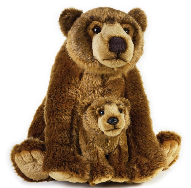 LELLY - National Geographic Állatok Észak-Amerikából 770766 Grizzly medve babával - 31 cm