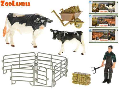 MIKRO TRADING - Zoolandia tehén borjúval és kiegészítőkkel 4változat