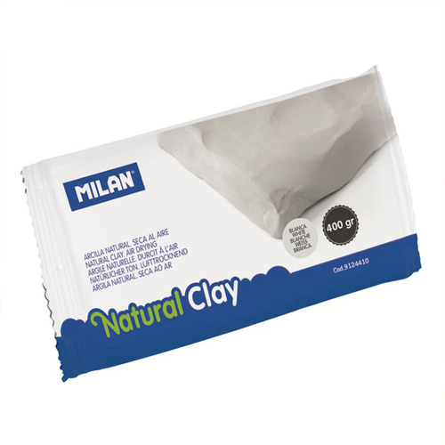 MILAN - Modellező gyurma Natural Clay 400 gr. fehér