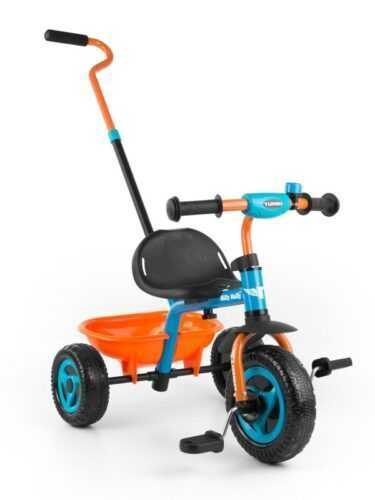 MILLY MALLY - Gyerek háromkerekű bicikli Boby TURBO orange