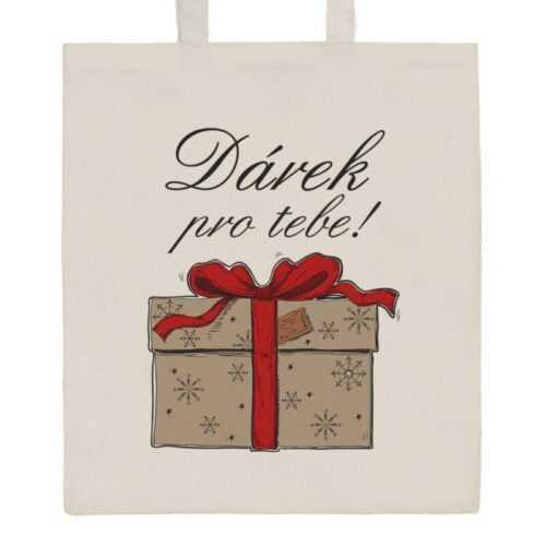 NEW BABY - Bavlnená nákupná taška s prírodnou potlačou Darček pre vás!