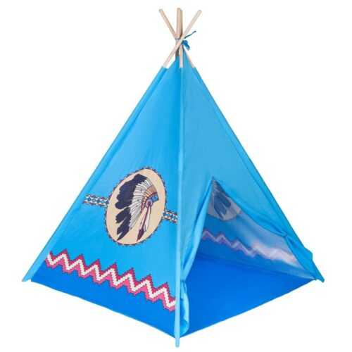 PLAYTO - Gyermek indián sátor teepee PlayTo kék