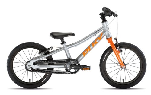 PUKY - Gyermek kerékpár S PRO 16-1 Alu - ezüst / narancs
