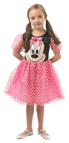 RUBIES - Farsangi jelmezMinnie Mouse: rózsaszín ruha - vel