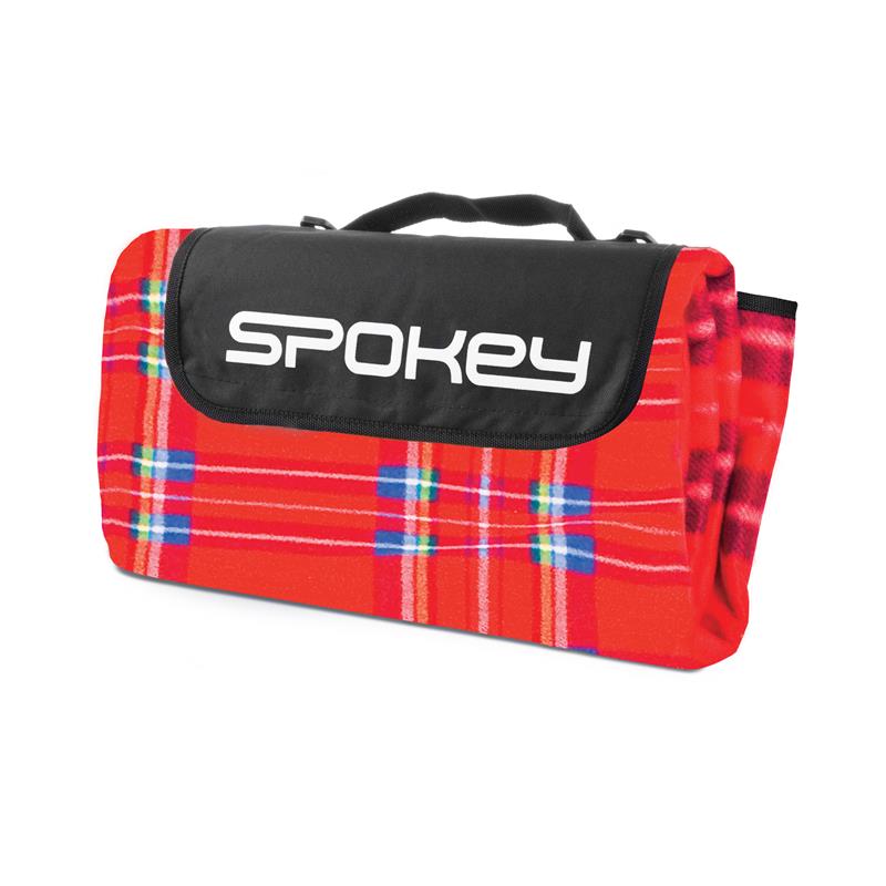 SPOKEY - PICNIC TARTAN Piknik takaró 150x180 cm piros kockás