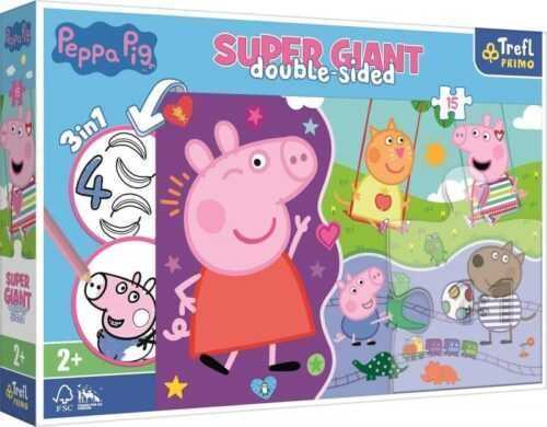 TREFL - Hit Puzzle 15 GIANT- Peppa Pig