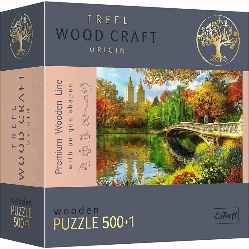 TREFL - Hit Wooden Puzzle 501 – Central Park