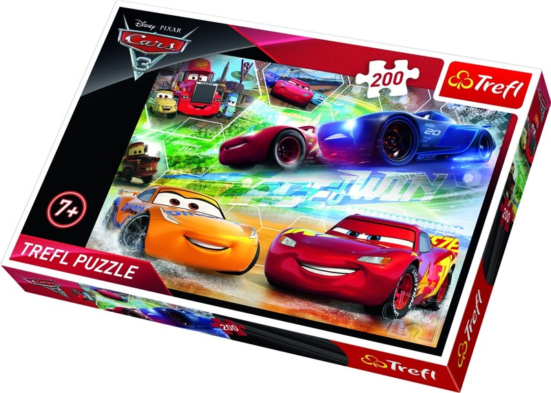 TREFL - Hit a puzzle Cars 3: Az út a győzelemhez 200 darab