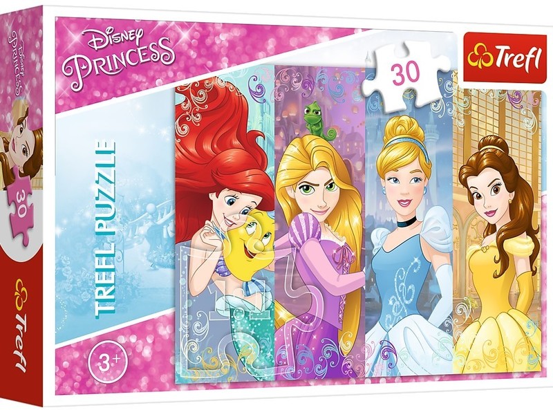 TREFL - Puzzle 30 Mesebeli hercegnő Disney princess