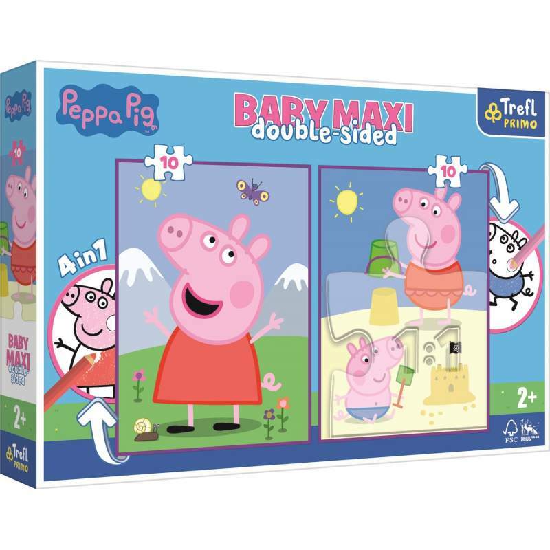 TREFL - Puzzle Baby MAXI 2x10 - Peppa Pig