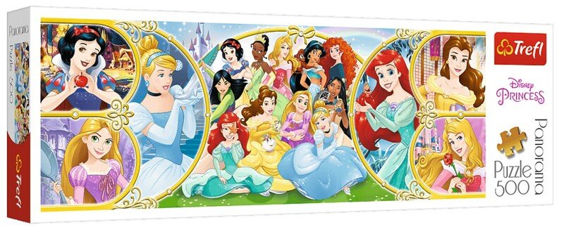 TREFL - Találd meg az 500 puzzle játékot Vissza a hercegnők világához