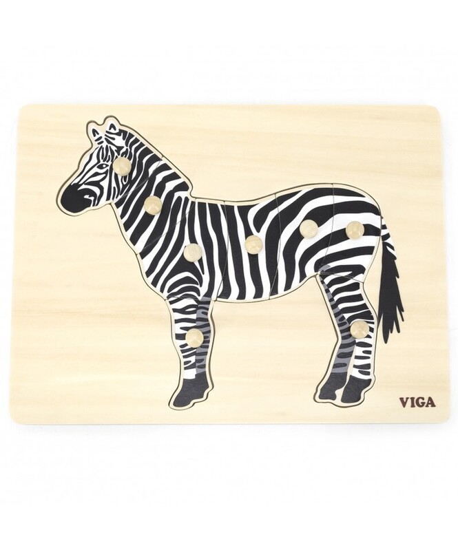 VIGA -  Fa kirakó Zebra 8ks