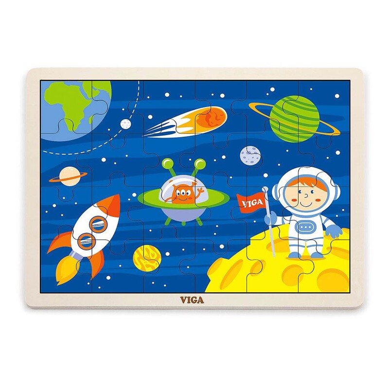 VIGA - Gyermek fa puzzle Viga Cosmos