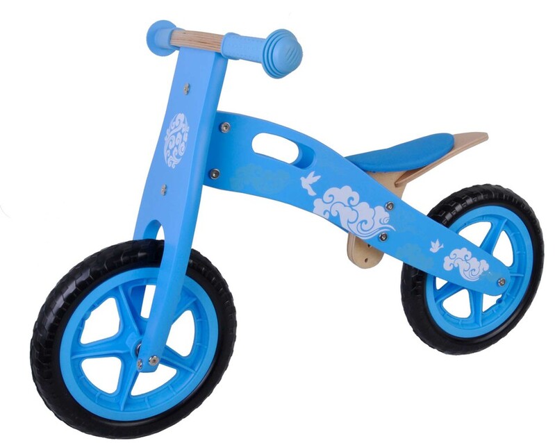 VOLARE - Fa Lábbal hajtható bicikli kék színben
