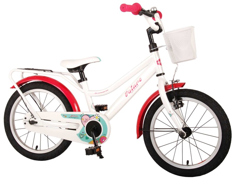 VOLARE - Gyerek kerékpár lányoknak Brilliant - fehér