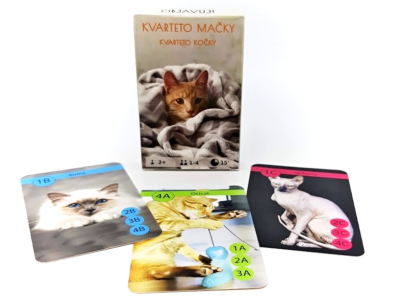 WIKY - Kvartett macskák 32 kártya