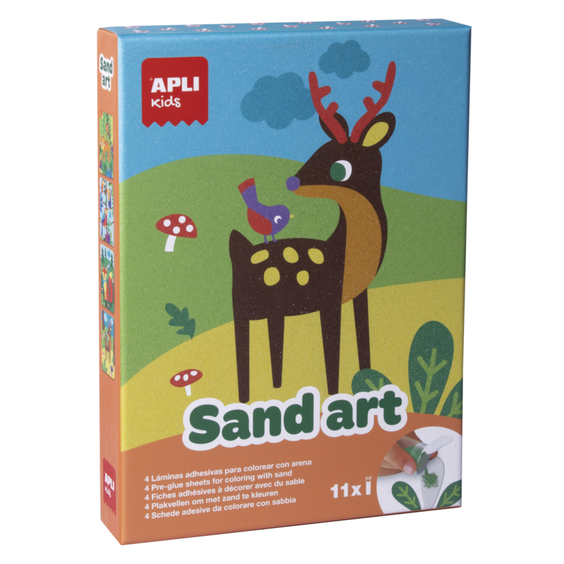 APLI - Kreatív készlet színes homok